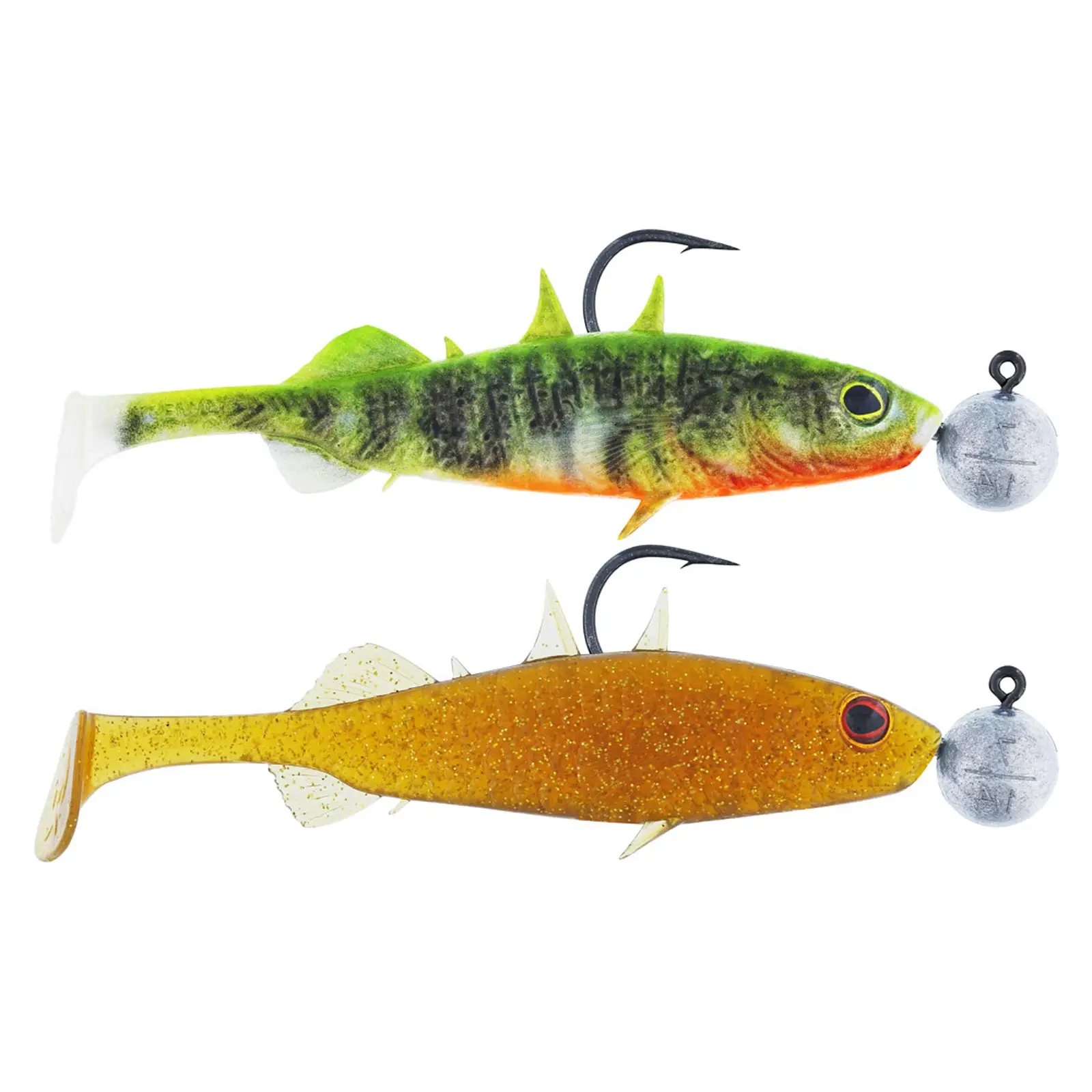 Westin Stanley The Stickleback Shadtail R 'N R Dark Water Mix 11 Gummifischset